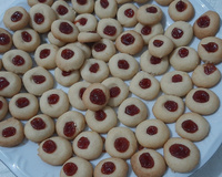 Biscoito amanteigado de goiabada