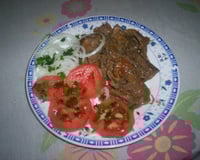 Fígado de boi Acebolado.