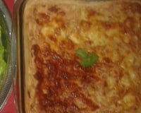 Quiche de champignon com bacon