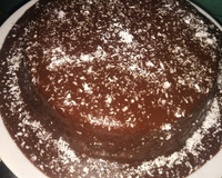 Cobertura de chocolate para bolos