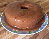 Bolo de Cenoura com Ganash