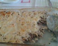 Fricassê de carne moída com requeijão