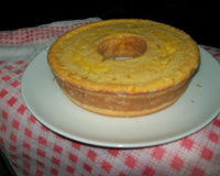 Bolo de milho no liquidificador