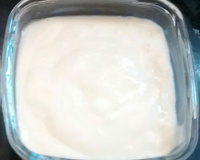 Creme de leite caseiro sem gordura