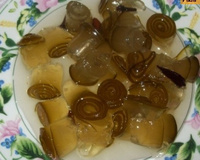 Doce de mamão enroladinho