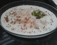 Arroz doce com leite de coco