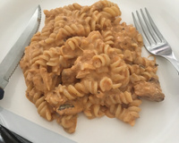 Macarrão com sardinha Edbru