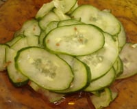 Salada sueca de pepino