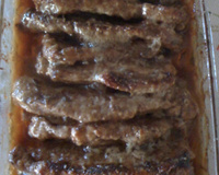 Contra filé ao suco de laranja