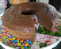 Bolo integral de cacau (sem leite)