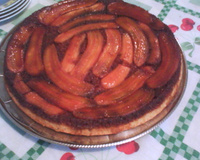 Torta caramelizada de banana