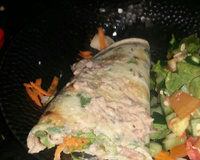 Crepioca simples com sardinha