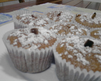 Bolinhos de banana com passas do Lúcio Cezar