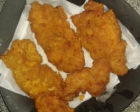 Frango empanado sem ovo muito mais crocante