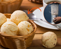 Tinha preguiça de fazer pão de queijo em casa até aprender essa receita no liquidificador, é muito fácil e rápida!