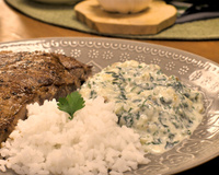 Creme de espinafre fácil e divino