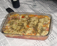 Macarrão de forno recheado