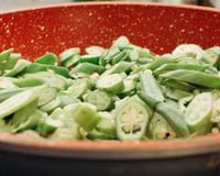 Quiabo refogado (sem baba)