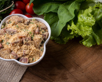 Farofa de bacon deliciosa