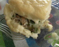 Torta souflé de sardinha