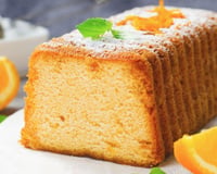 Bolo de laranja sem glúten e sem lactose retangular