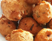 Bolinho de chuva salgado diferente