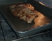 Churrasco de fogão (Fraldinha na frigideira)