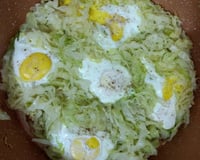 Repolho com ovos escondidos