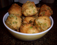 Bolinhos de talos, folhas ou cascas