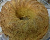 Bolo de fubá com banana