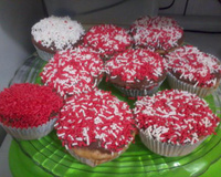 Cupcake de três sabores da Manu