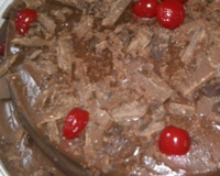 Bolo gelado de chocolate