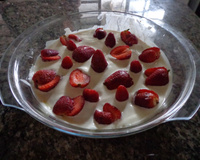 Pavê de morangos