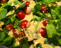 Molho levemente picante para salada