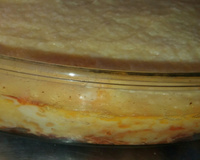 Bife à parmegiana com purê de batata