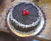 Bolo de brigadeiro cremoso