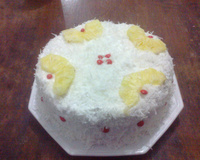 Bolo delicia de abacaxi