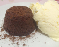 Petit gâteau de creme de avelã perfeito