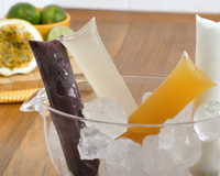 Sacolés alcoólicos de cachaça, vodka e rum