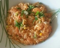Risoto de camarão à minha moda