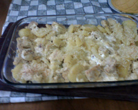 Peito de frango com batata baroa