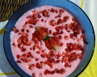 Mousse de morango