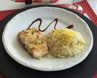 Risoto de limão siciliano