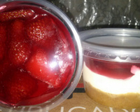 Torta gelada de morango