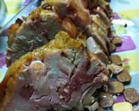 Lombo de porco recheado Vaninho