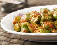 Como tirar a baba do quiabo