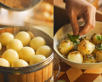 Você nunca comeu batata assim: bolinhas de batata chinesa são as mais macias e suculentas que você vai provar