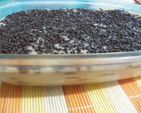 Torta de bolacha com doce de leite