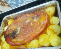 Pernil suíno inteiro (no forno convencional)