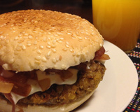 Hambúrguer de lentilha